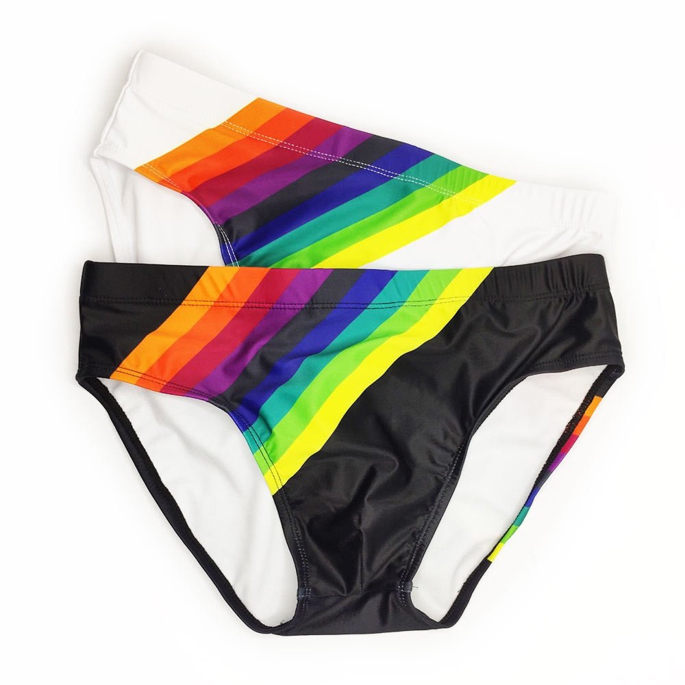 Sexy Men's Swimsuits - Color Flare Camo Swim Briefs – Oh My!