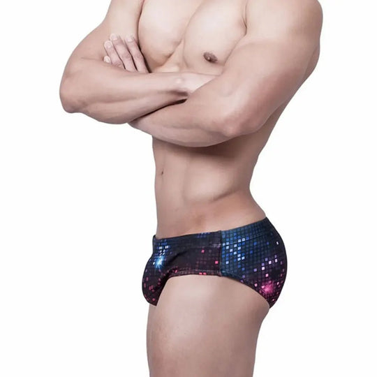 8 - bit Cosmic Swim Briefs - Oh My!