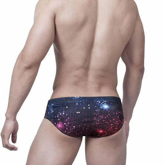 8 - bit Cosmic Swim Briefs - Oh My!