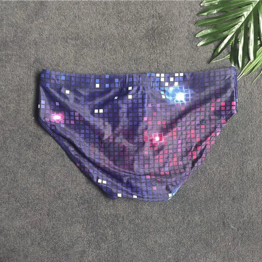8 - bit Cosmic Swim Briefs - Oh My!