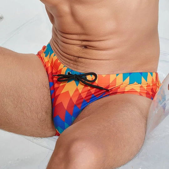 Art Deco Pop Swim Briefs - Oh My!
