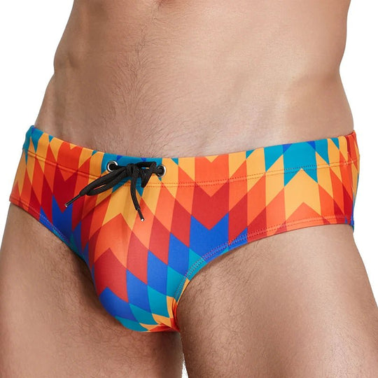 Art Deco Pop Swim Briefs - Oh My!