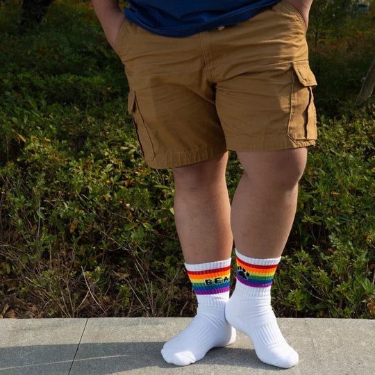 Bear Rainbow Socks - Oh My!