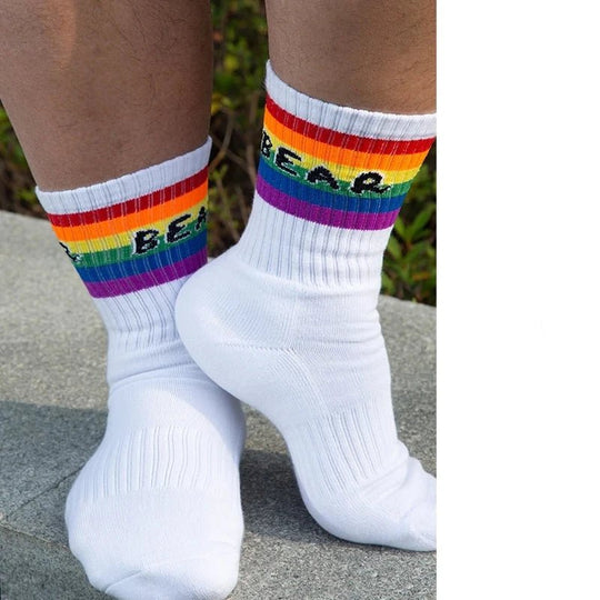 Bear Rainbow Socks - Oh My!