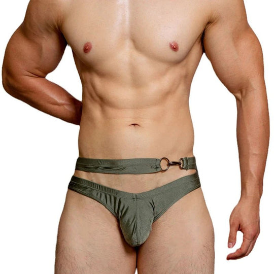 DM Criss Cross Buckle Swim Briefs - Oh My!