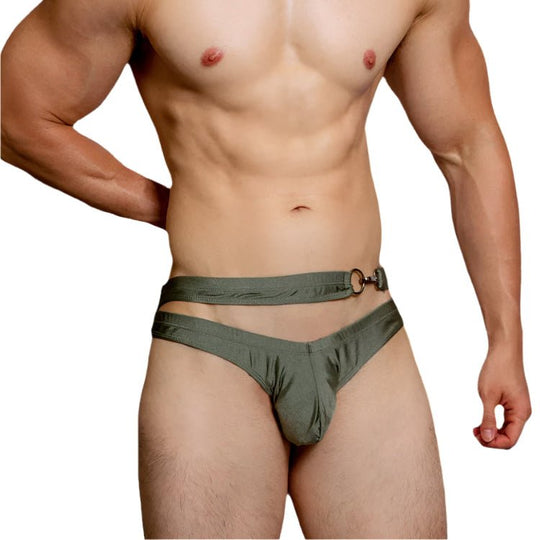 DM Criss Cross Buckle Swim Briefs - Oh My!