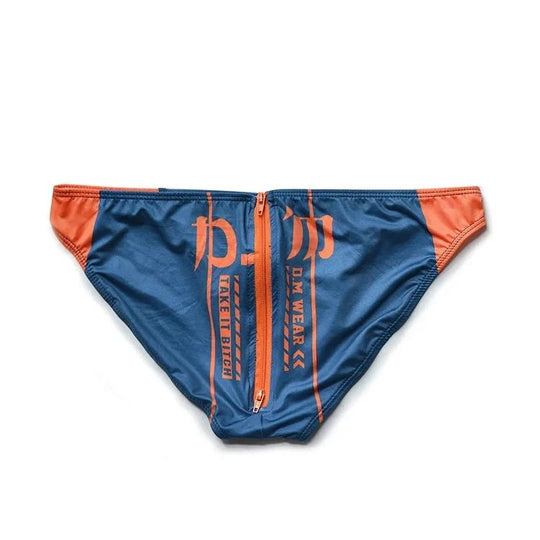 DM Take It Bitch Zippered Swim Briefs - Oh My!