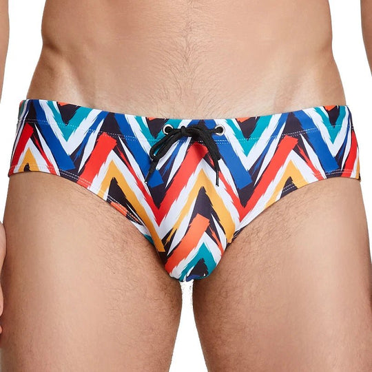 Graffiti Waves Swim Briefs - Oh My!