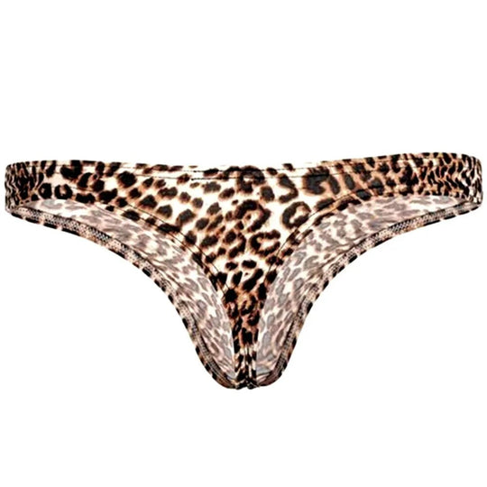 Leopard Print Thong - Oh My!