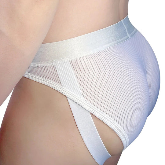 Mesh Hybrid Jockstrap Briefs - Oh My!