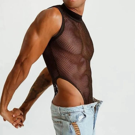Mesh Tank Top Body Suit - Oh My!