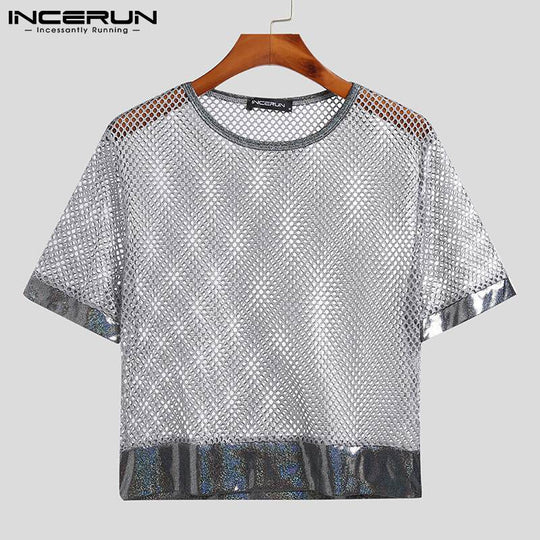 Metallic Crop Top T-shirt - Oh My!