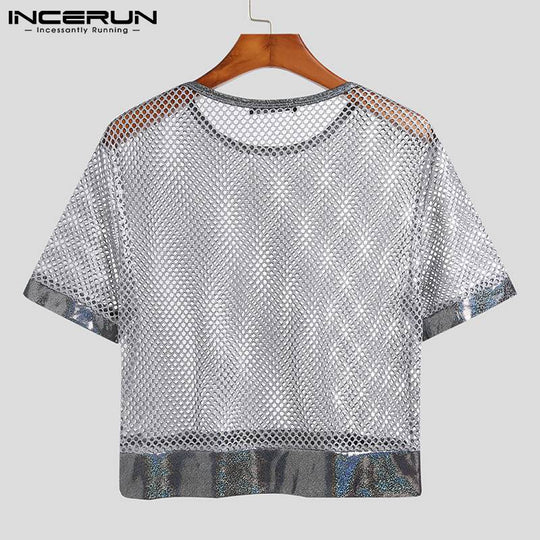Metallic Crop Top T-shirt - Oh My!