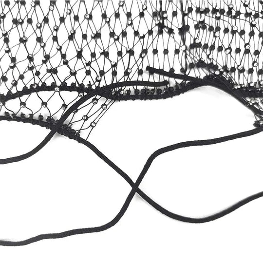 Metallic Glitter Fishnet Shorts - Oh My!