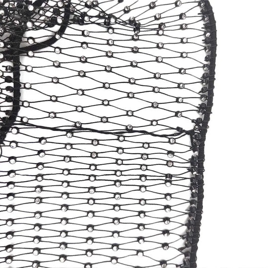 Metallic Glitter Fishnet Tank top - Oh My!