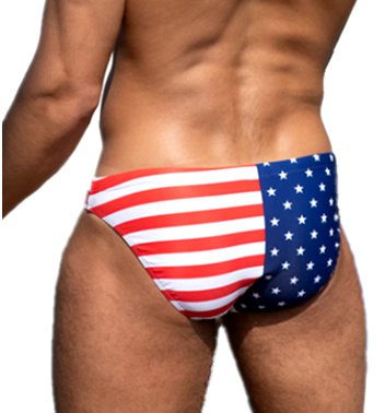 National Flag Ultra Swim Briefs - Oh My!