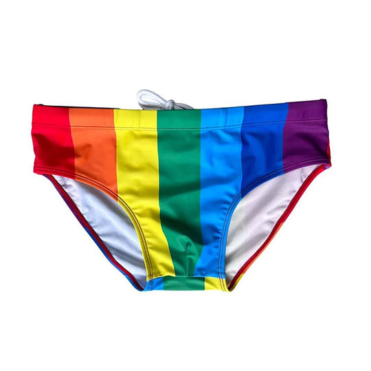 Pride Flag Swim Briefs - Oh My!