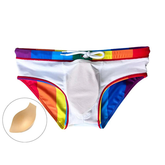 Pride Flag Swim Briefs - Oh My!