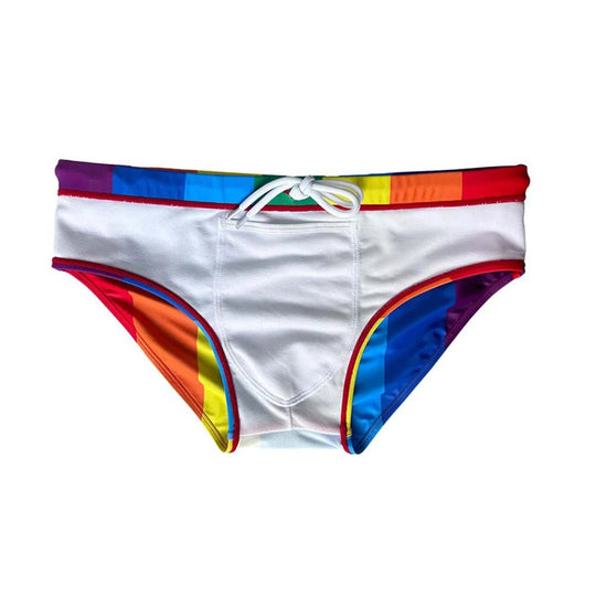 Pride Flag Swim Briefs - Oh My!