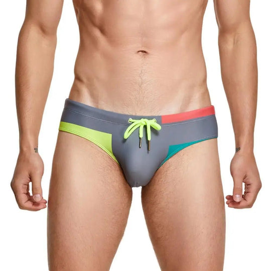 Primary Colors Pool Swim Briefs - Oh My!