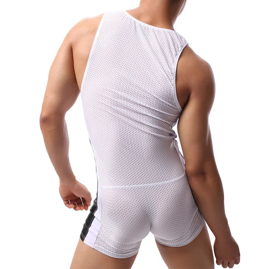 Racing Strip Mesh Singlet - Oh My!
