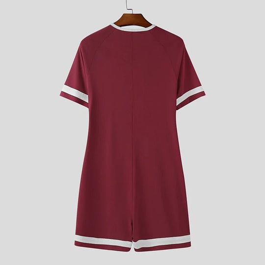 Racing Stripe Zippered Body Suit - Oh My!