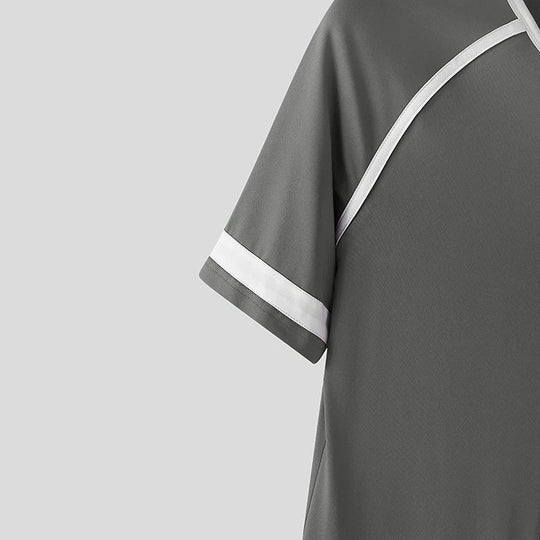 Racing Stripe Zippered Body Suit - Oh My!