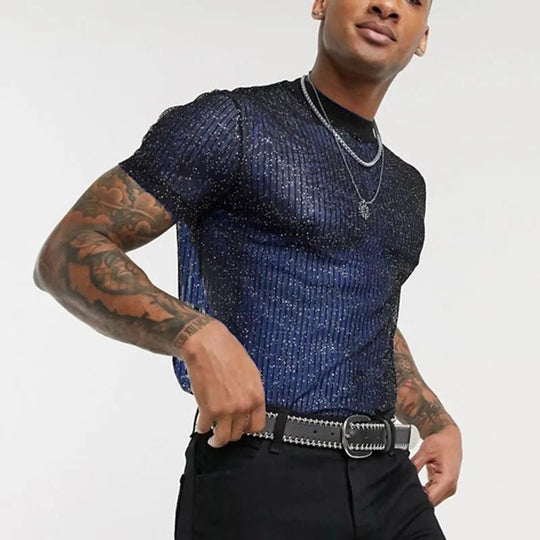 Shimmer Mesh T-Shirt - Oh My!