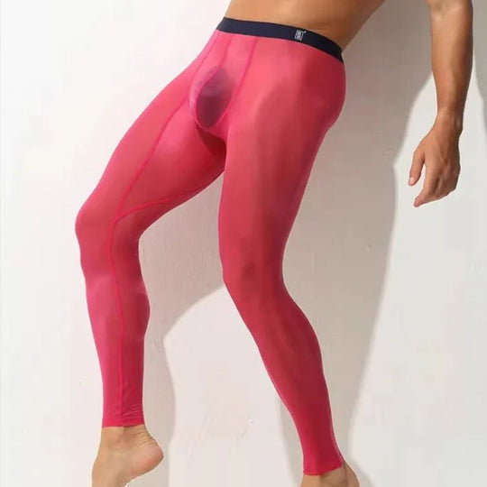 Silky Transparent Mesh Leggings - Oh My!