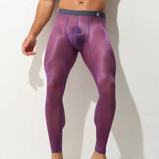 Silky Transparent Mesh Leggings - Oh My!