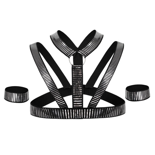 Triple Clutch Silver Metallic Harness - Oh My!