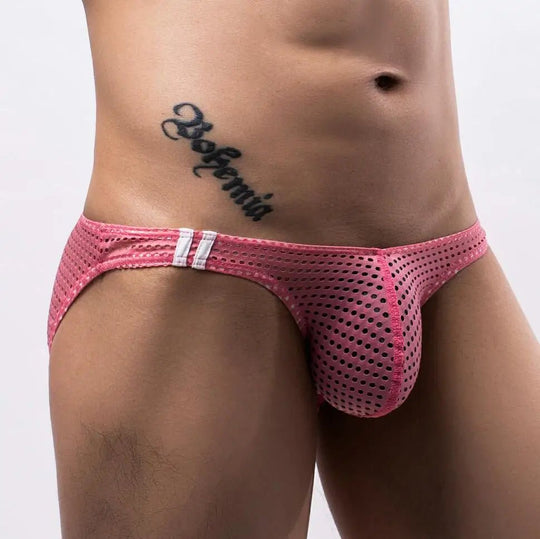 Ultra Racing Stripe Mesh Briefs - Oh My!