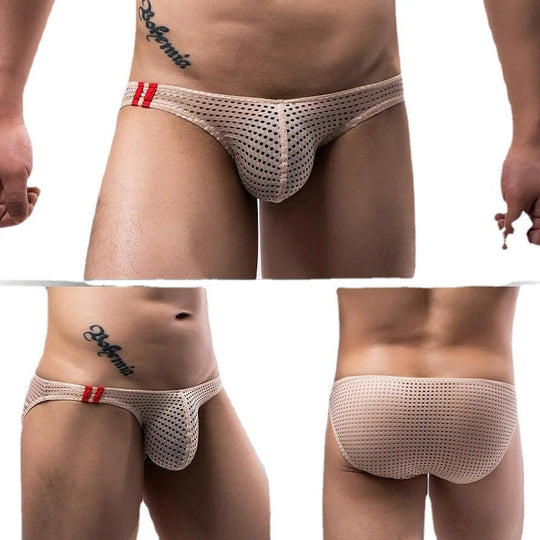 Ultra Racing Stripe Mesh Briefs - Oh My!