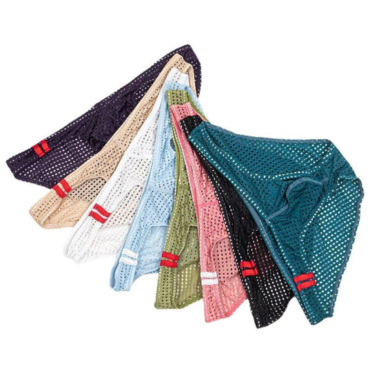 Ultra Racing Stripe Mesh Briefs - Oh My!