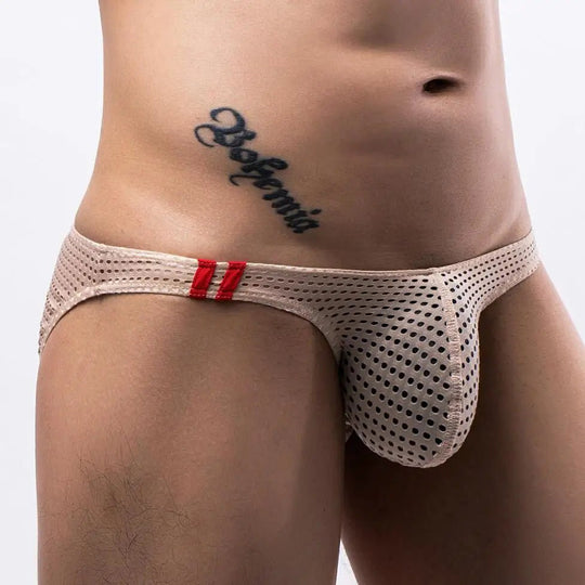 Ultra Racing Stripe Mesh Briefs - Oh My!