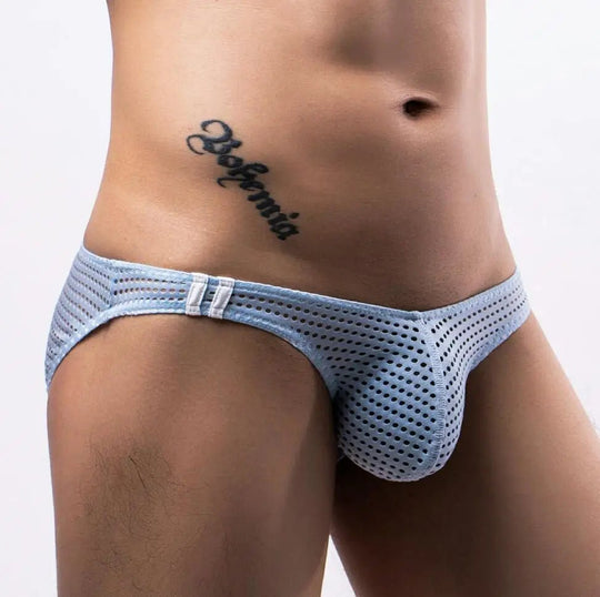 Ultra Racing Stripe Mesh Briefs - Oh My!