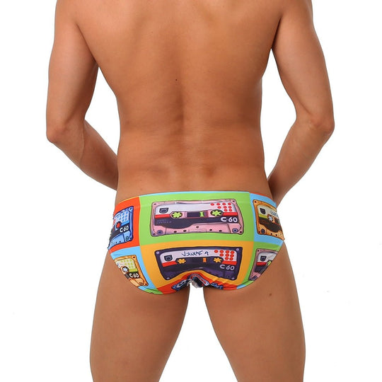 80s Cassette Swim Briefs - Oh My Underwear