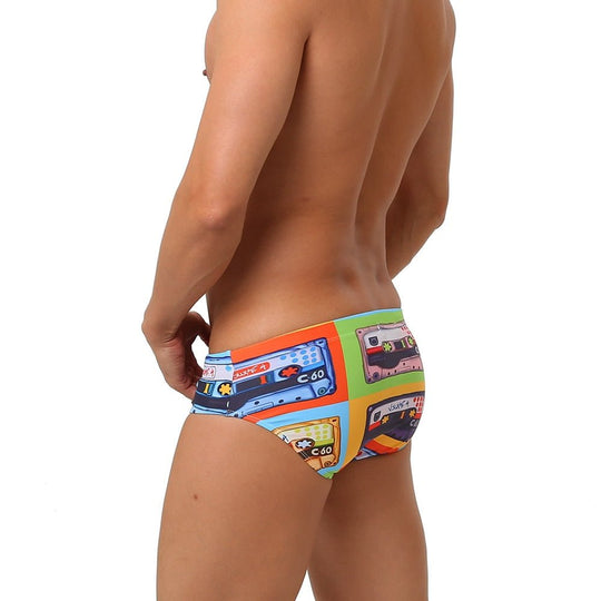 80s Cassette Swim Briefs - Oh My Underwear