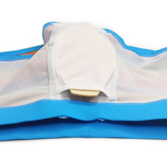 Baby Blue Rainbow Swim Trunks - Oh My Underwear
