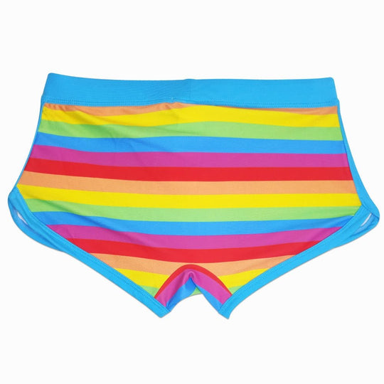 Baby Blue Rainbow Swim Trunks - Oh My Underwear