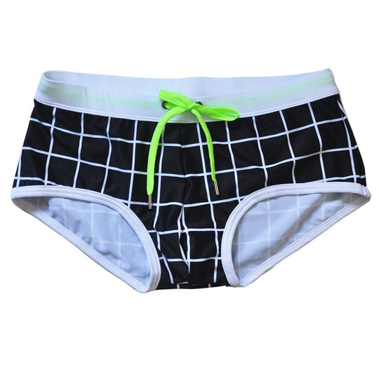 Black Squared Swim Briefs - Oh My Underwear