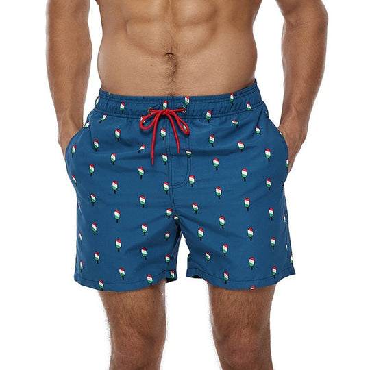 Blue Ice Cream Board Shorts - Oh My Underwear
