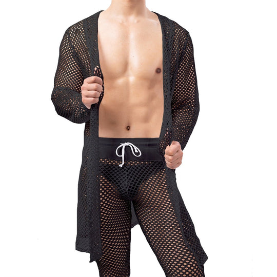 Bowtie Mesh Robe + Pants - Oh My Underwear