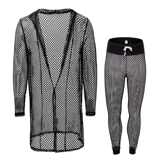 Bowtie Mesh Robe + Pants - Oh My Underwear