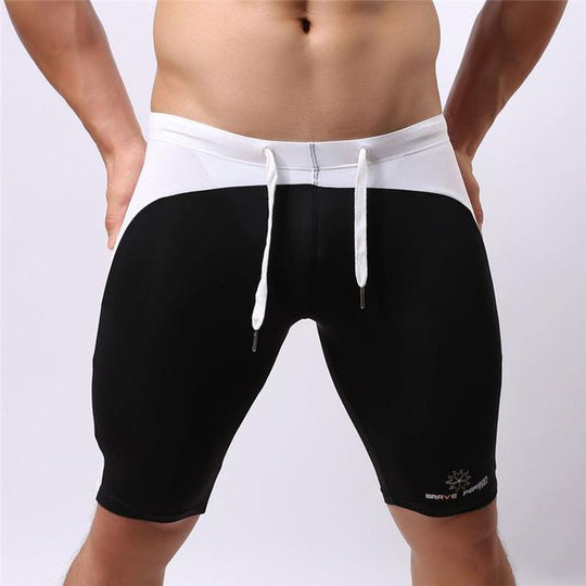Brave Person Two Toned Knee High Workout Shorts activewear