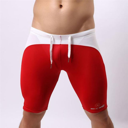 Brave Person Two Toned Knee High Workout Shorts activewear
