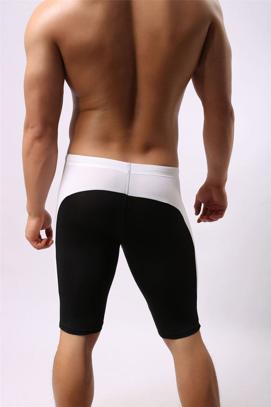 Brave Person Two Toned Knee High Workout Shorts activewear