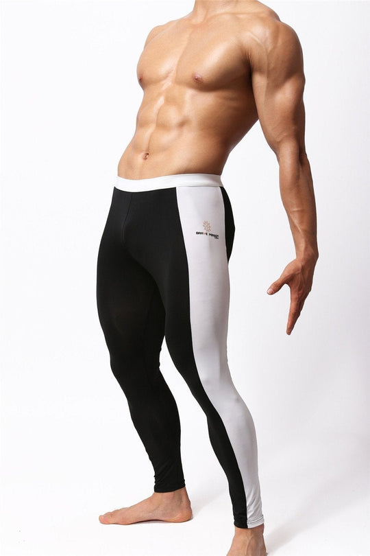 Men s Sexy Underwear Brave Person Two Toned Long Johns Oh My