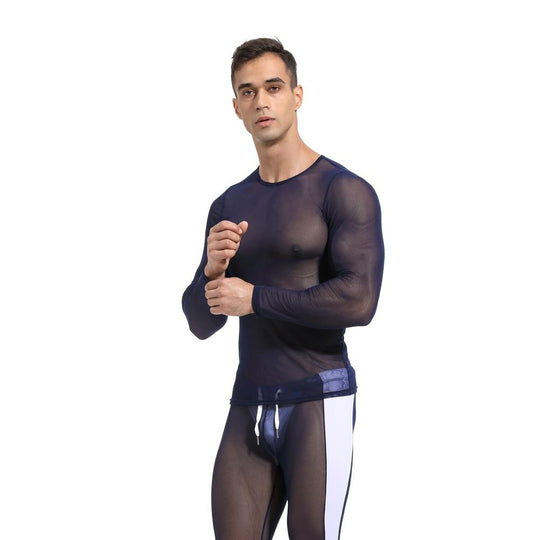 Breathable Mesh Long Sleeve Top loungewear