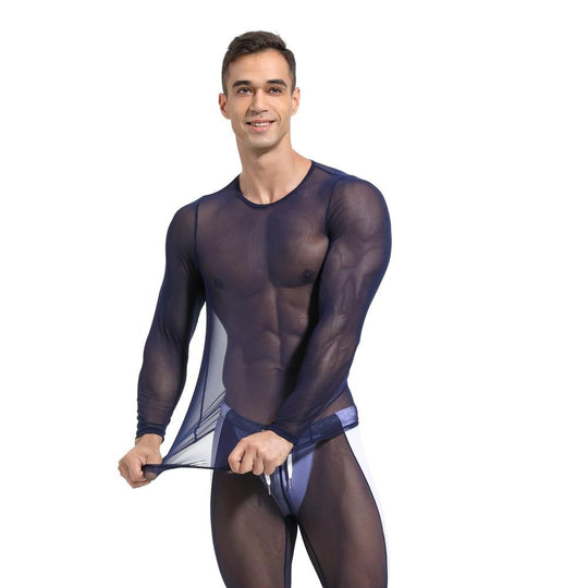 Breathable Mesh Long Sleeve Top loungewear